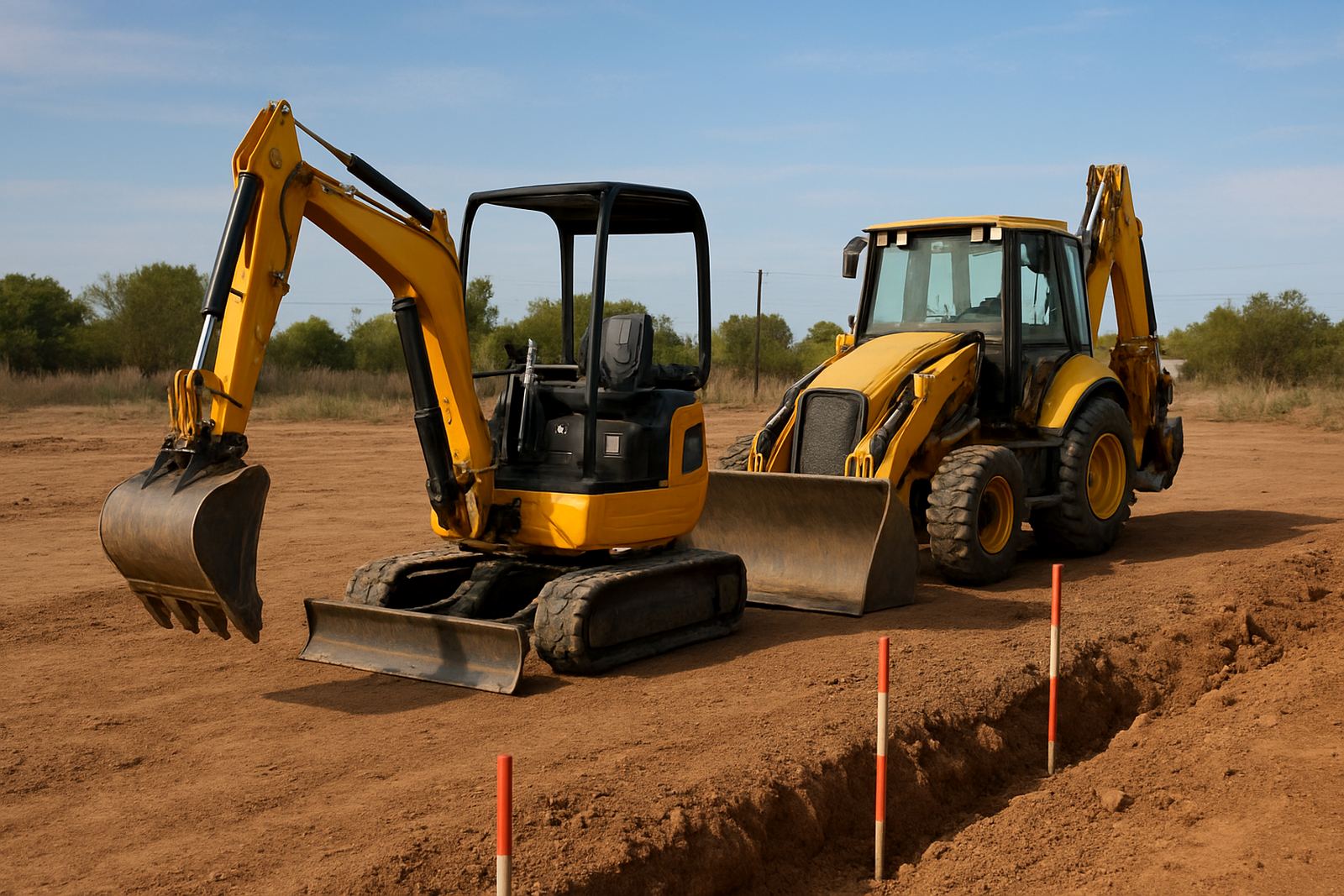 Mini Excavator or TLB